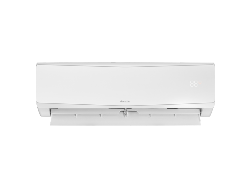 Sinclair KEYON SIH-09BIK с открытыми жалюзи: направленный поток воздуха для эффективного охлаждения комнаты
