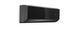 TCL TAC-09CHSD Black &mdash; внутрішній блок настінної спліт-системи для кафе, чорна панель, перспективний ракурс.