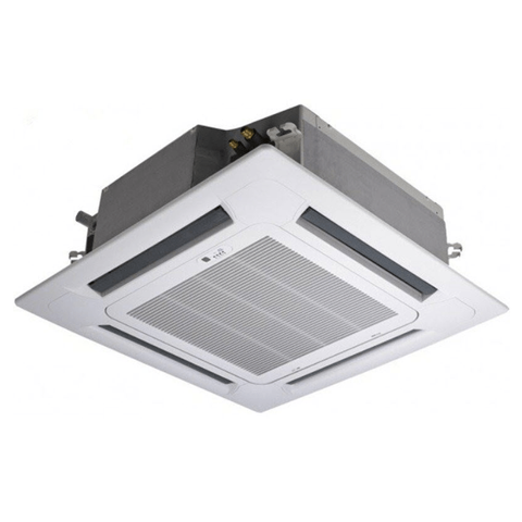 Касетний кондиціонер FISCHER FPI-CDR55-A/FPO-ZDI55-A/FP-PCA1 &mdash; біла інверторна касетна спліт-система 16 кВт з декоративною панеллю для комерційних приміщень