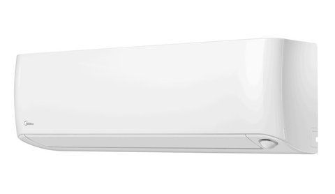 Внутрішній блок Midea Oasis Plus MSOP-12FN8-I (вигляд під кутом), дизайн серії Oasis Plus, тихий режим