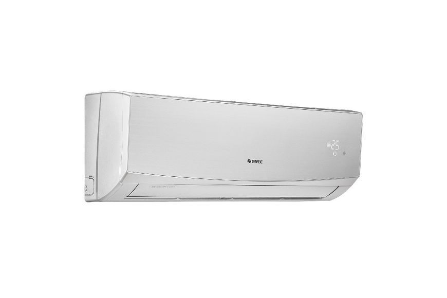 Gree Lomo Inverter GWH12Q срібний &mdash; внутрішній блок, кутовий ракурс зліва