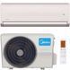 Дизайнерський кондиціонер Midea PENROSE MSXT-18HRFN8 Gold: внутрішній блок, зовнішній блок і пульт, вигляд спереду