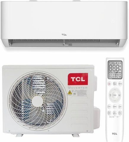Комплект TCL TAC-24CHSD/TPG31I3AHB: внутрішній та зовнішній блоки, пульт дистанційного керування