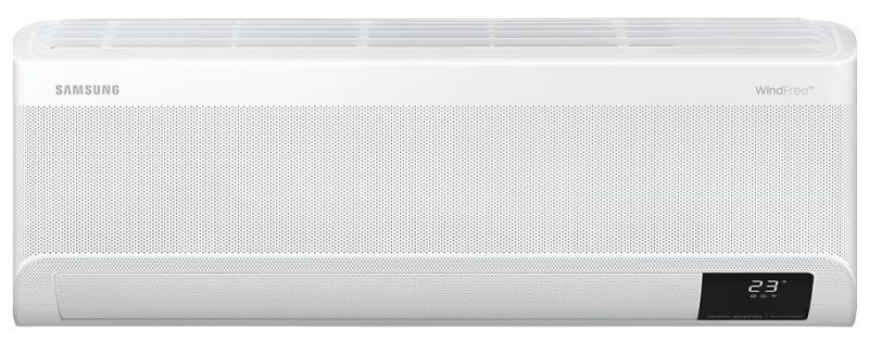 Внутрішній блок Samsung WindFree Airise AR18BXHCNWKNUA &mdash; фронтальний вигляд, перфорація WindFree
