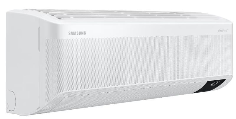 Samsung WindFree Airise AR18BXHCNWKNUA &mdash; внутрішній блок, боковий вигляд з індикатором