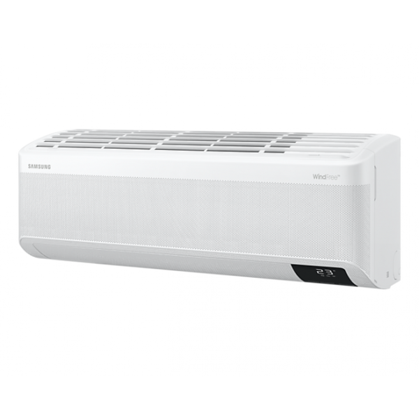 Внутрішній блок Samsung WindFree Mass AR09BXFAMWKNUA з відкритою жалюзійною заслінкою, вихід повітря