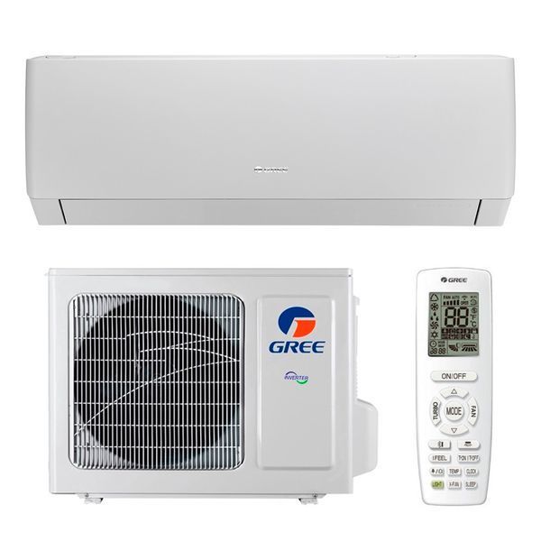 Комплект Gree Pular Inverter GWH24AGE: внутрішній/зовнішній блок + пульт, Wi-Fi керування