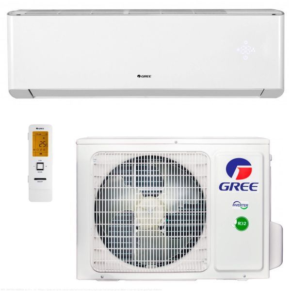 Комплект Gree Amber GWH09YD-S6DBA2A: внутрішній блок, зовнішній блок і пульт, інвертор 2.7 кВт, Wi-Fi