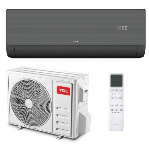 Кондиціонер TCL TAC-09CHSD/ZG41IHB Black з Wi‑Fi &mdash; внутрішній і зовнішній блоки та пульт керування